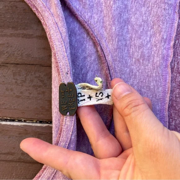 We The Free Purple Long Sleeve Top - Picture 4 of 4
